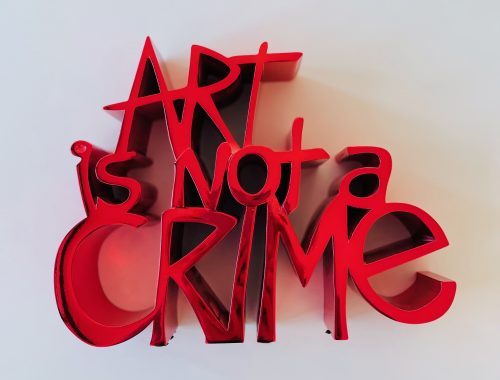 mr_brainwash_Art Is Not a Crime - Hard Candy - 2021_Red