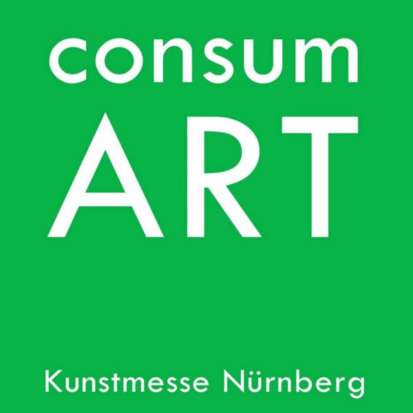 Logo der Consum Art Kunstmesse in Nürnberg